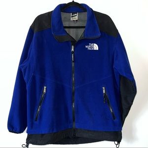 NORTH FACE GORE WINDSTOPPER MENS FLEECE JACKET SZ LARGE ROYAL BLUE